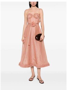 Zimmermann strapless cup halter dress